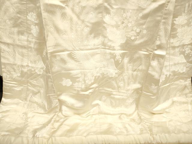 平和屋本店●白無垢 お引きずり 和装 婚礼 結婚式 花嫁 神社挙式 孔雀花文 逸品 DABH4910du