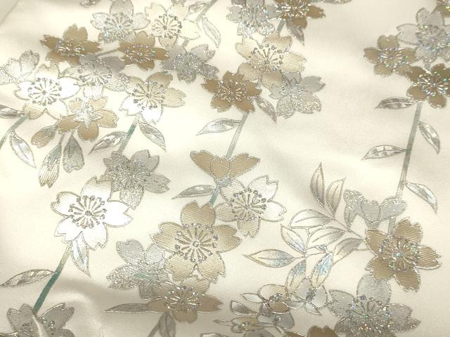 平和屋本店●色打掛 お引きずり 和装 婚礼 結婚式 花嫁 神社挙式 刺繍 枝垂れ桜飛鶴文 銀彩 DABH4913du