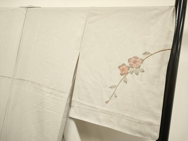 平和屋着物▽中国三大刺繍 相良刺繍 総刺繍 訪問着 単衣 辻が花 暈し染め ロング丈 正絹 逸品 DABH4965du