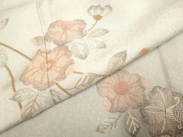 平和屋着物▽中国三大刺繍 相良刺繍 総刺繍 訪問着 単衣 辻が花 暈し染め ロング丈 正絹 逸品 DABH4965du