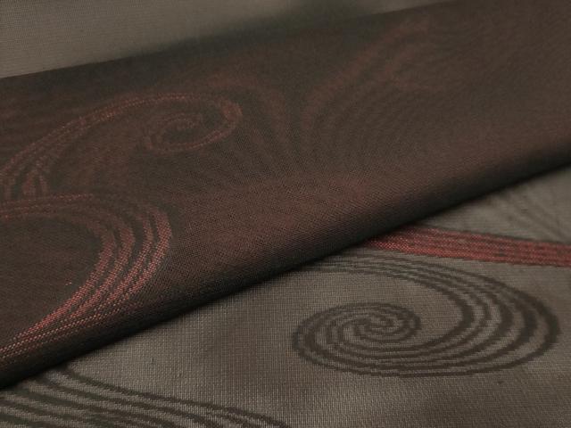 平和屋着物▽羽織 スリーシーズン 春夏秋 塵除け 流水文 黒地 正絹 逸品 DABH4973du