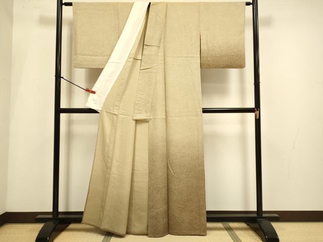 平和屋着物▽訪問着 単衣 霞文 暈し染め 正絹 逸品 DABH4981du