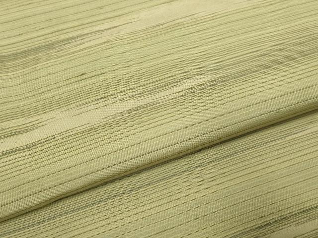 平和屋着物▽上質な紬 単衣 横段文 正絹 逸品 DABH4984du