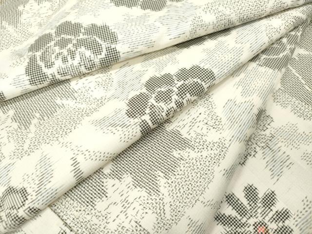 平和屋着物■本場村山大島紬 花丸文 正絹 逸品 DABH5028ea