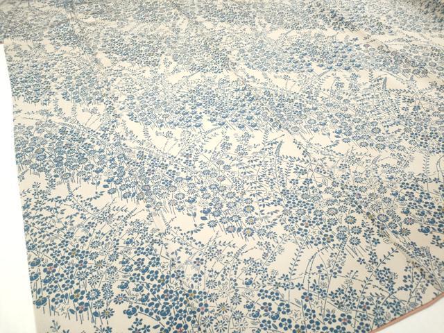 平和屋着物■上質な小紋 型染 橘笹梅花文 高島屋扱い 正絹 逸品 DABH5033ea