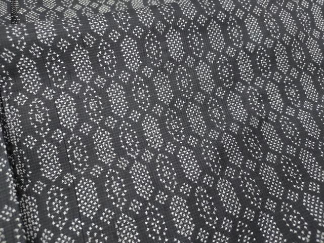 平和屋着物■本場大島紬 7マルキ 亀甲繋ぎ 正絹 逸品 DABH5038ea