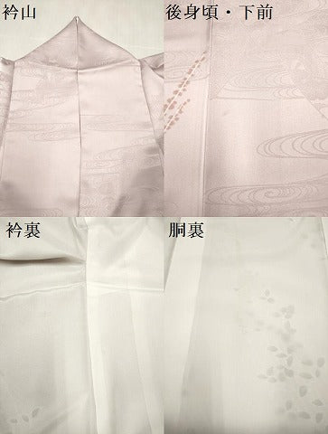 平和屋着物■洗える最高級着物 <英>はなぶさ謹製 訪問着 萩 金彩 洗える着物 DABH5046ea