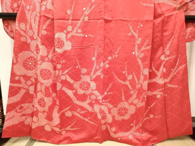 平和屋着物■豪華振袖 総絞り 枝梅文 正絹 逸品 DABH5070ea
