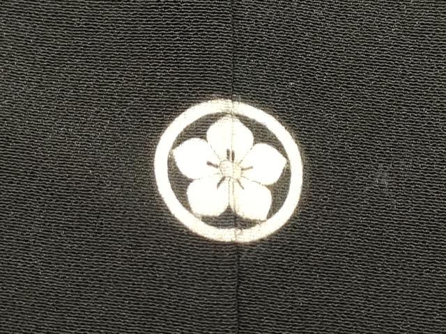 平和屋着物■豪華黒留袖 刺繍 桐菊文 金彩 正絹 逸品 DABH5074ea