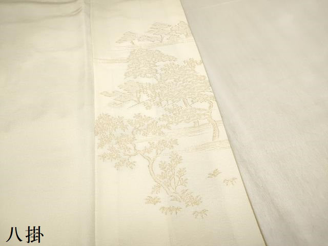 平和屋着物■豪華色留袖 寿光織 風景松文 暈し染め 金銀糸 鈴乃屋扱い 正絹 逸品 DABH5080ea
