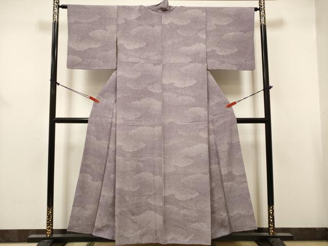 平和屋着物■江戸小紋 鮫小紋柄 雲重ね 正絹 逸品 DABH5091ea
