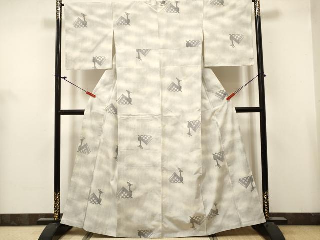 平和屋着物■上質な紬 有栖川 鹿 正絹 逸品 DABH5095ea