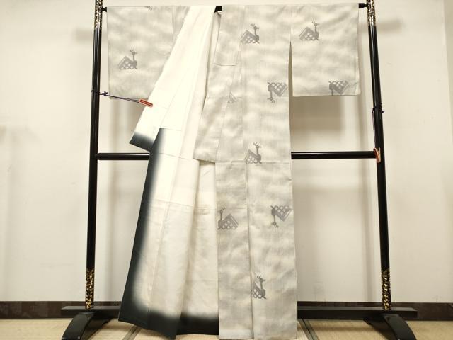 平和屋着物■上質な紬 有栖川 鹿 正絹 逸品 DABH5095ea