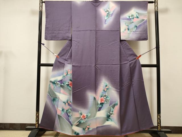 平和屋着物■訪問着 枝花文 暈し染め 正絹 逸品 DABH5110ea