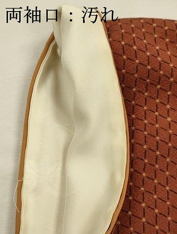 平和屋着物■上質な小紋 幾何学文 正絹 逸品 DABH5539ya