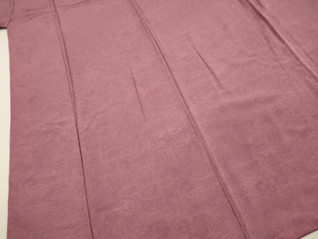 平和屋着物■江戸小紋 渡橋風景花文 正絹 逸品 DABH5569ya