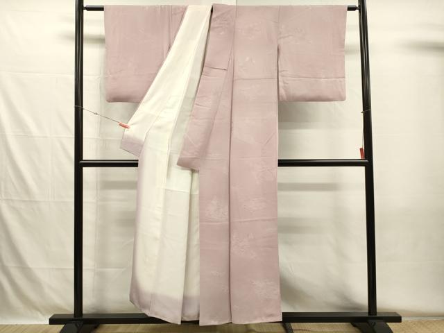 平和屋着物■上質な小紋 風景花文 正絹 逸品 DABH5577ya