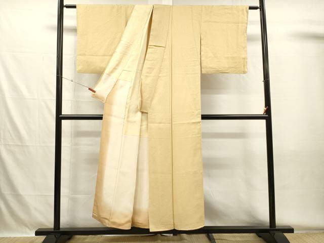 平和屋着物■上質な色無地 家内安全 文字文 正絹 逸品 DABH5578ya