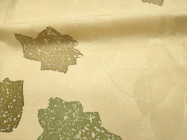 平和屋着物■上質な小紋 地紋起こし 舞花文 正絹 逸品 DABH5584ya
