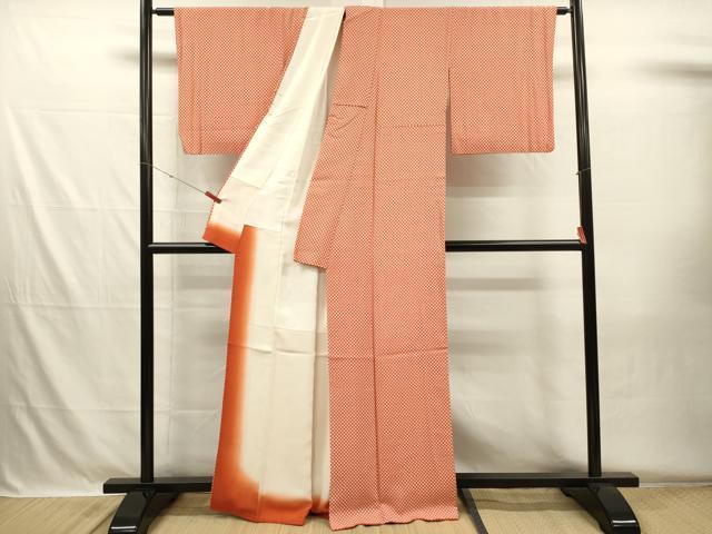 平和屋着物■江戸小紋 作家物 小花尽くし 正絹 逸品 DABH5595ya