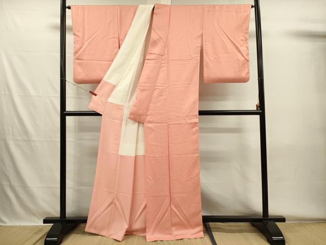 平和屋着物■上質な小紋 花唐草文 正絹 逸品 DABH5600ya