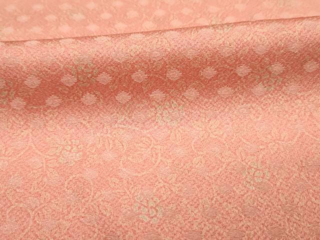 平和屋着物■上質な小紋 花唐草文 正絹 逸品 DABH5600ya