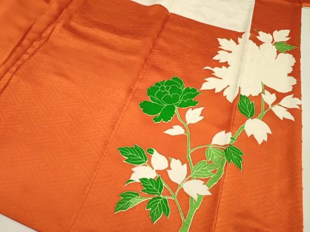 平和屋着物■豪華振袖 駒刺繍 牡丹 暈し染め 金彩 正絹 逸品 DABH5604ya