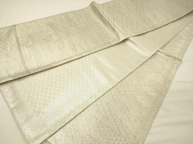平和屋着物◎佐賀錦 全通柄袋帯 吉祥霞文 金糸 金彩 正絹 逸品 DABH5624ya