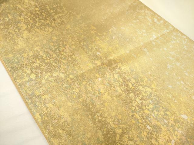 平和屋着物◎六通柄袋帯 霞文 金銀糸 引箔 正絹 逸品 DABH5661ya
