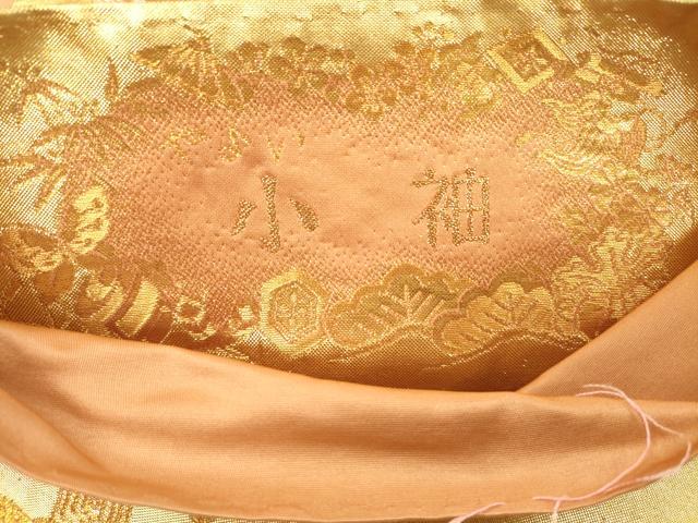 平和屋着物◎西陣 野々村織物謹製 六通柄袋帯 唐織 刺繍 小袖 宝尽くし 金糸 証紙付き 正絹 逸品 DABH5663ya