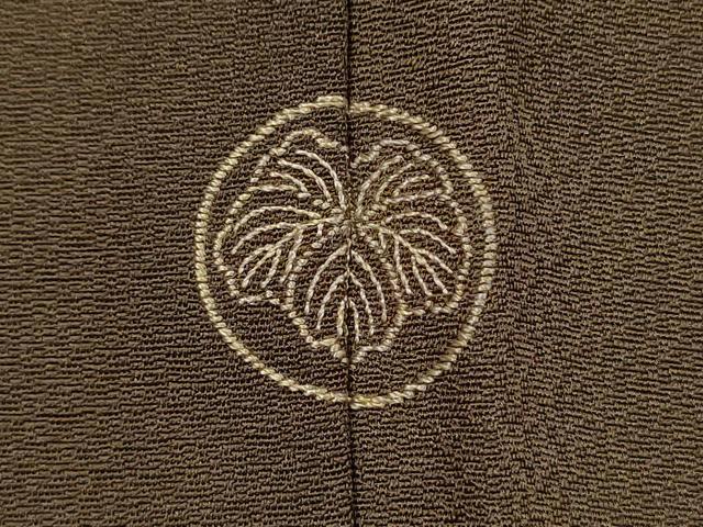 平和屋着物■訪問着 刺繍 草花文 暈し染め 三越扱い 正絹 逸品 DABH5670qa