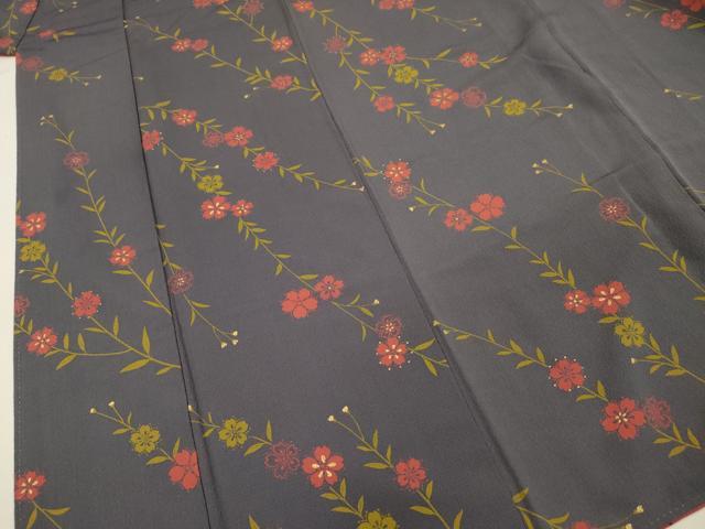 平和屋着物■上質な小紋 枝桜文 金彩 正絹 逸品 DABH5679ya