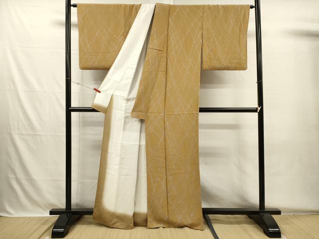 平和屋着物■上質な小紋 抽象文様 正絹 逸品 DABH5695ya