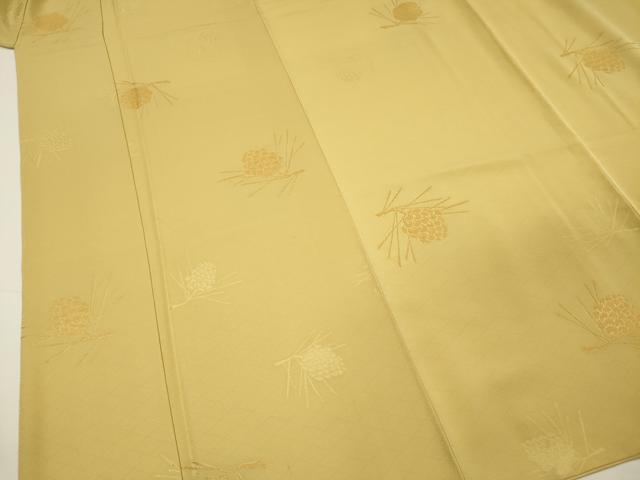 平和屋着物■上質な小紋 松ぼっくり 正絹 逸品 DABH5697ya