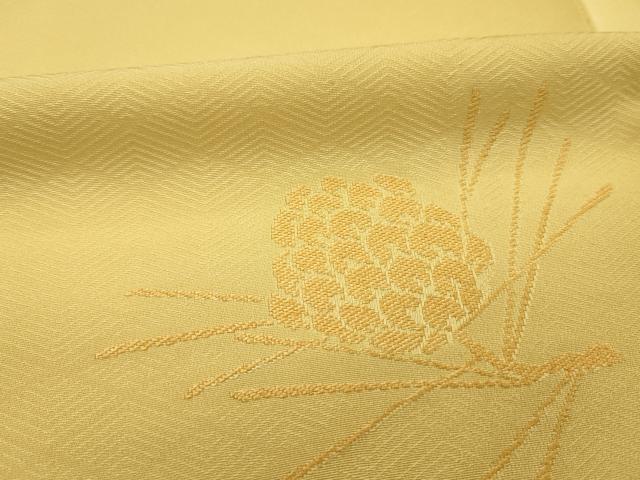 平和屋着物■上質な小紋 松ぼっくり 正絹 逸品 DABH5697ya