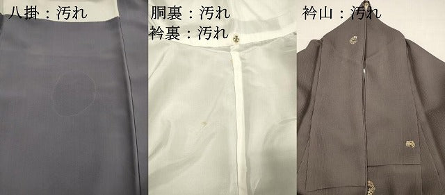 平和屋着物■上質な小紋 花丸文 金彩 正絹 逸品 DABH5722ya