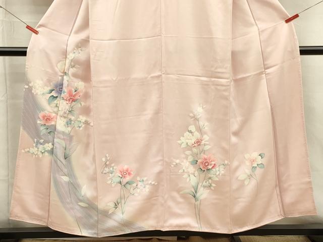 平和屋着物■訪問着 草花文 暈し染め 正絹 逸品 DABH5740ya