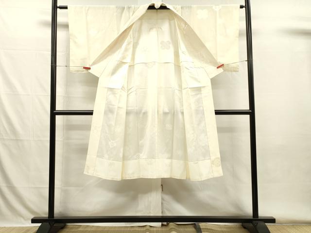 平和屋着物■長襦袢 無双仕立て 家紋地紋 生成り色 洗える着物 DABH5765ya