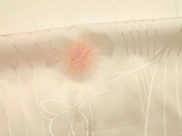 平和屋着物■長襦袢 無双仕立て 絞り 草花文 暈し染め 正絹 逸品 DABH5766ya