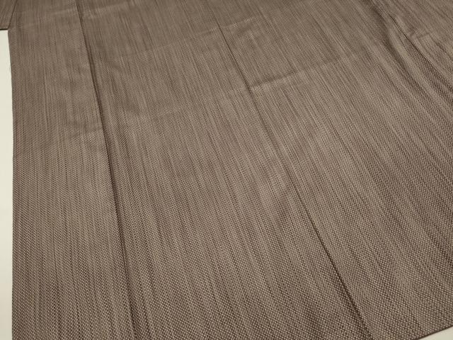 平和屋着物■上質なお召 間道 正絹 逸品 DABH5801ya