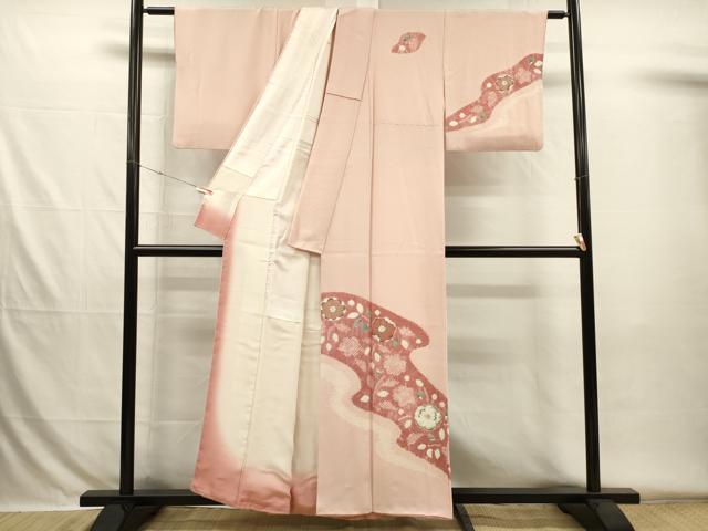 平和屋着物■訪問着 絞り 辻が花 正絹 逸品 DABH5810ya