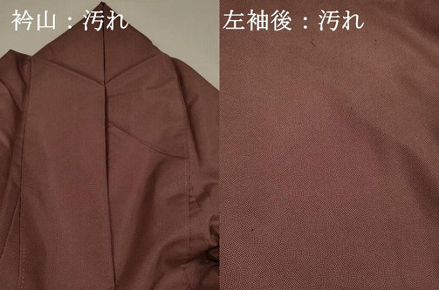 平和屋着物■本場染大島紬 江戸小紋 訪問着 流水花文 正絹 逸品 DABH5815ya