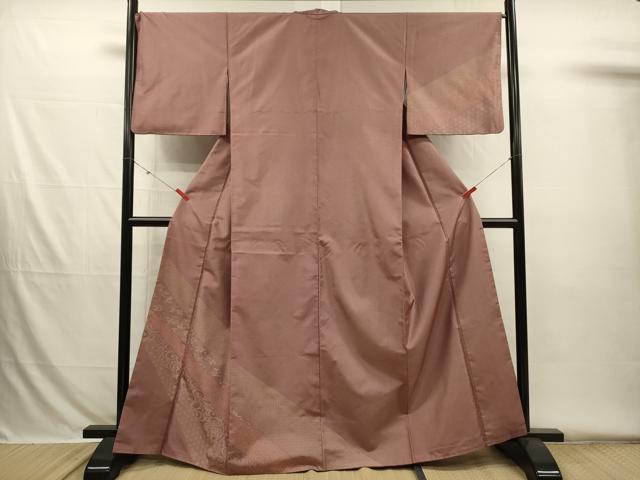 平和屋着物■本場染大島紬 江戸小紋 訪問着 流水花文 正絹 逸品 DABH5815ya