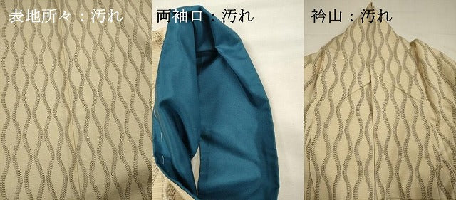 平和屋着物■上質な紬 立涌文様 正絹 逸品 DABH5848ya