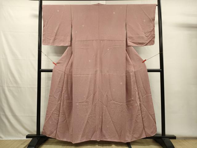 平和屋着物■上質な小紋 更紗花唐草地紋 正絹 逸品 DABH5849ya
