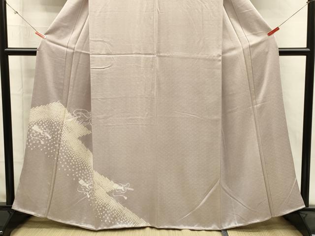 平和屋着物■訪問着 絞り 刺繍 器物文様 正絹 逸品 DABH5900ya