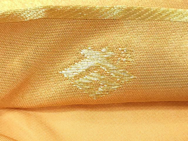 平和屋着物◎西陣の名門 本家加納 六通柄袋帯 唐織 草花文 金銀糸 正絹 逸品 DABH5939ya