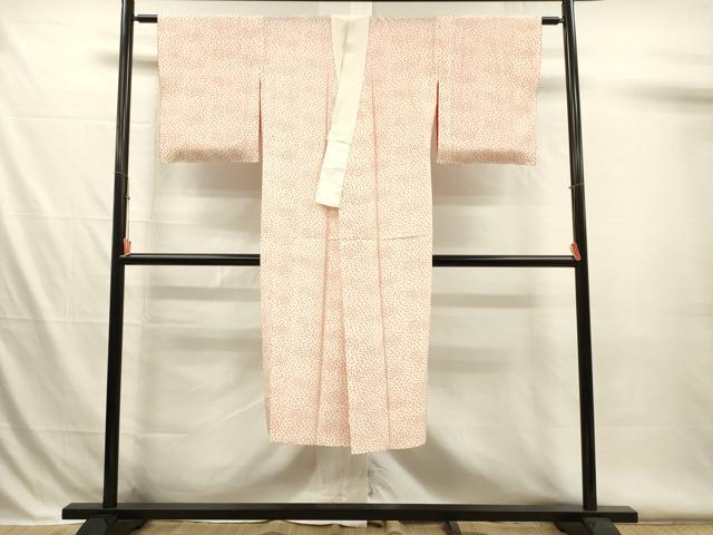 平和屋着物■長襦袢 無双仕立て 舞桜文 正絹 逸品 DABH5971ya