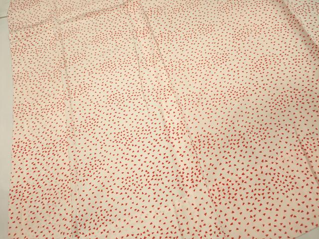平和屋着物■長襦袢 無双仕立て 舞桜文 正絹 逸品 DABH5971ya