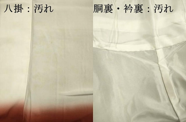 平和屋着物■上質な小紋 草花文 鬼しぼ縮緬 正絹 逸品 DABH5973ya